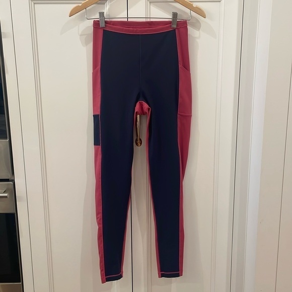 Cotopaxi Navy & Dark Pink Leggings—BEAUTIFUL Fabric & Color—Like New Cond! Small - Picture 1 of 7